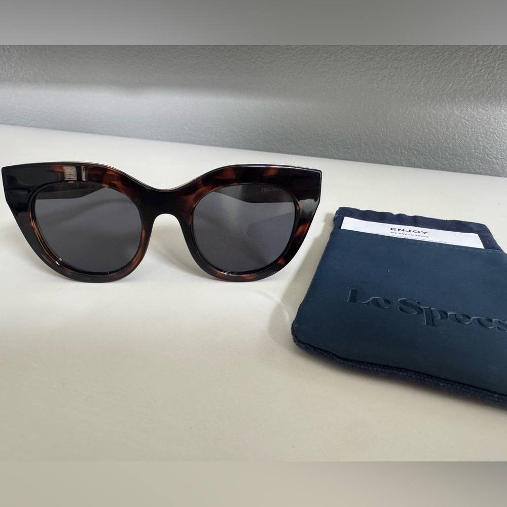 Le Specs Brown Tortoise Sunglasses